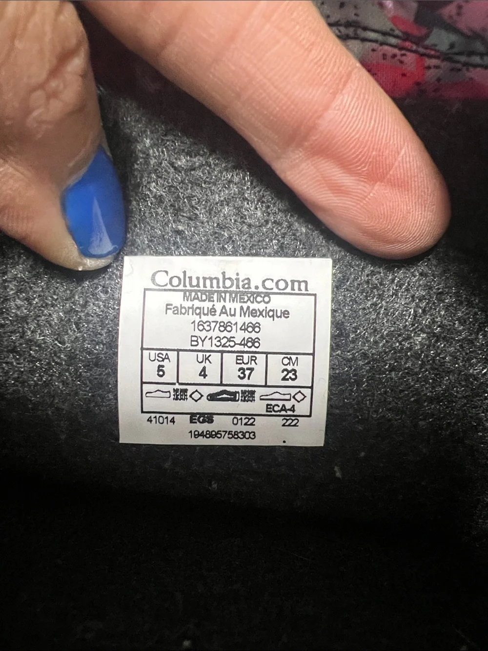 Columbia Powderbug Plus ll Snow Boot Big Girls 400g Insulated Waterproof/ size 5